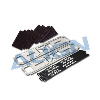 [ALIGN] T-Rex700 F3C/EP Metal Battery Mount(Latch-Type)(2 SET)