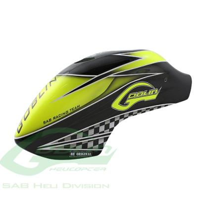 Canomod Airbrush Canopy SAB Yellow/Carbon - Goblin 570 [H9038-S]
