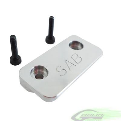 Aluminum CNC Battery Tray Stop - Goblin 630/700/770 [H0150-S]
