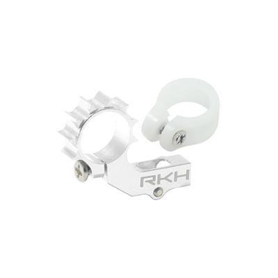 CNC AL 6mm Tail Motor Mount Set (Silver) - Blade Nano CPX