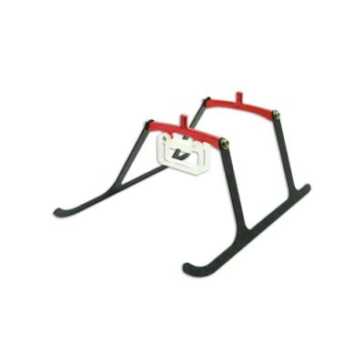 CNC AL Landing Gear Style 02 (Black-Red) - Blade Nano CPX