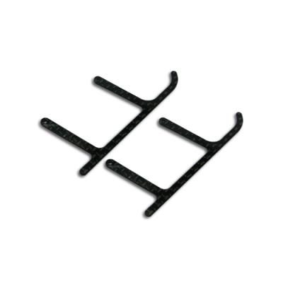 CNC CF Landing Skid Style 02 Set [mCPXBL731-CF] - MCPX BL