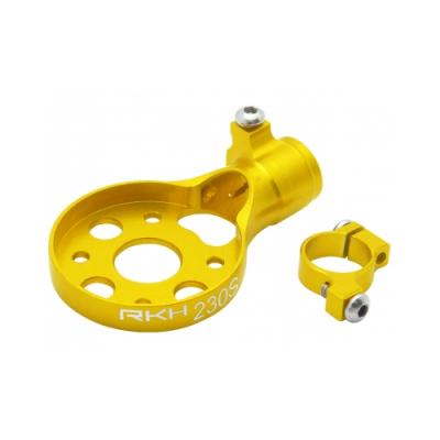 CNC AL Tail Motor Mount Set (Gold) - Blade 230 S �ɼ�