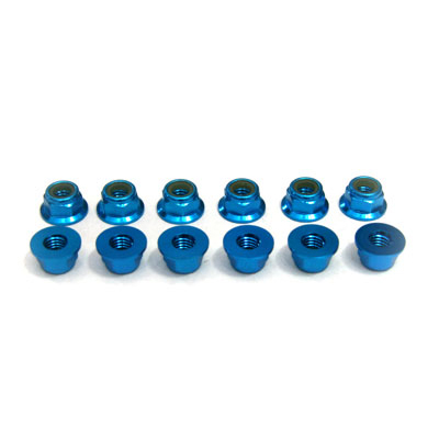 [HT] M5 Self Lock Nut w/Flange(Blue)