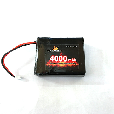 7.4V 4000mah ��Ƭ������ ���͸� - ����Ʈ�� DX �ø��� ������ ���͸�