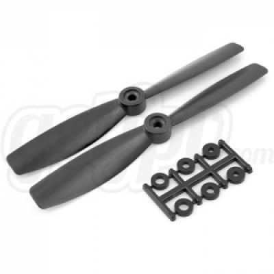 HQProp 6x4.5R Bullnose ����ġ BLACK 2pcs