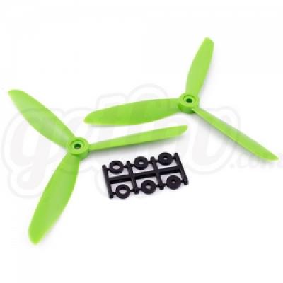 HQProp 6x4.5x3R ����ġ Propeller - 3 Blade (Green - 2 pack)