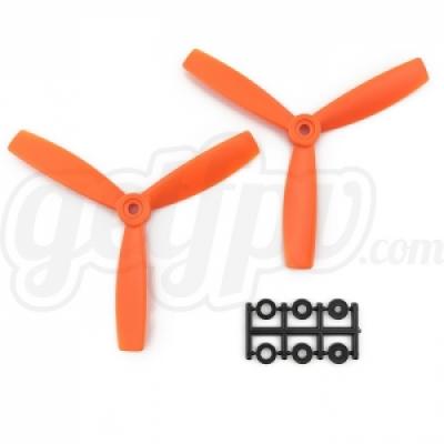 HQProp 5x4.5x3R ����ġ Bullnose Propeller - (Set of 2 - Orange)