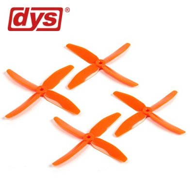 DYS ORANGE 5x4x4 5040 4-Blade Hi-Performance Prop FPV Propeller CW/CCW 4��