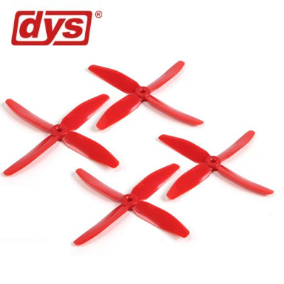 DYS RED 5x4x4 5040 4-Blade Hi-Performance Prop FPV Propeller CW/CCW 4��