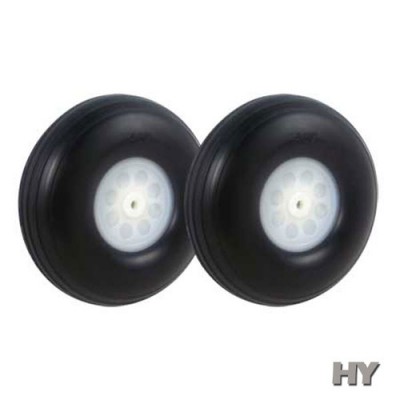 95.25mm (3.75��ġ) Treaded Rubber Wheels 2pcs -���� ����