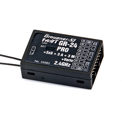 [Graupner/SJ] GR-24 PRO 3XG+3A+3M+VARIO (12ch/�����, ���� ���̷� ���� ���ű�)