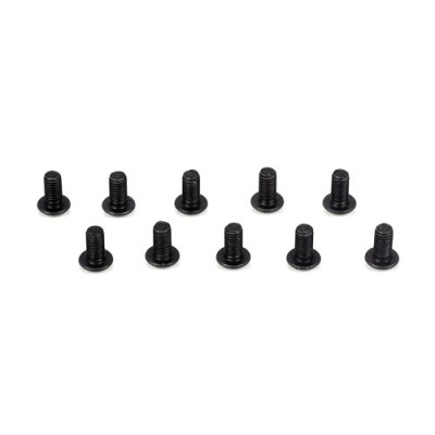 [TLR Racing] Button Head Screws, M3 x 6mm (10)