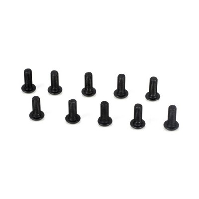 [TLR Racing] Button Head Screws, M3 x 8mm (10)