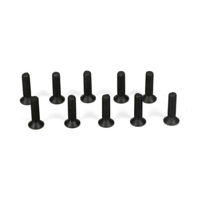 [TLR Racing] Flathead Screw, M3 x 12mm (10)
