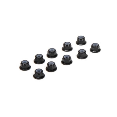 [TLR Racing] M3 Flanged Aluminum Lock Nuts, Black (10)�ɼ�