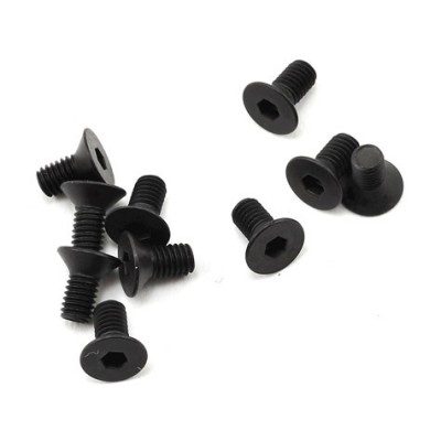 [TLR Racing] Flat Head Screws, M3 x 6mm (10)