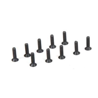 [TEAM LOSI] Flat Head Screws, M2.5 x 10mm (10)