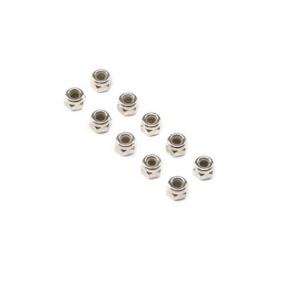 [TEAM LOSI] Nylock Nut, M4 (10)