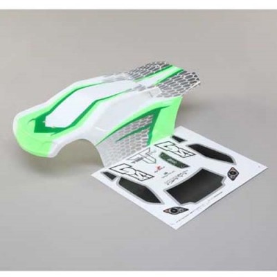 [TEAM LOSI] Body Set, Painted: TENACITY T WHITE/GREEN