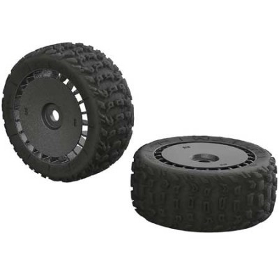 [ARRMA] AR550048 KATAR T 6S Tire/Wheel Set Talion (2)