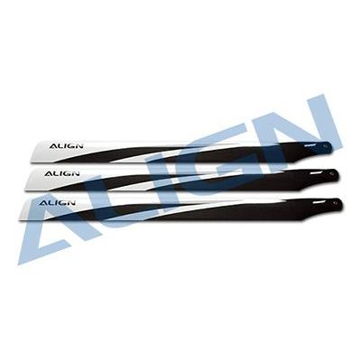 [ALIGN] T-Rex700E Three-Blades Carbon Fiber Blades - 3ea