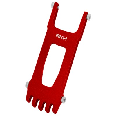 [RAKONHELI] Rakonheli CNC AL Battery/Main Board Mount (1) (Red) (for 130S452) - Blade 130 S �ɼ�