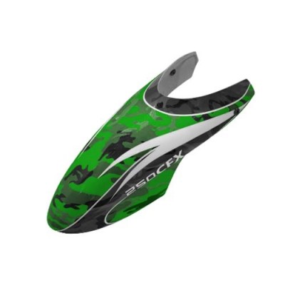 [RAKONHELI] Hydrographics Airbrush Fiberglass Canopy (Green-Black) - Blade 250 CFX �ɼ�