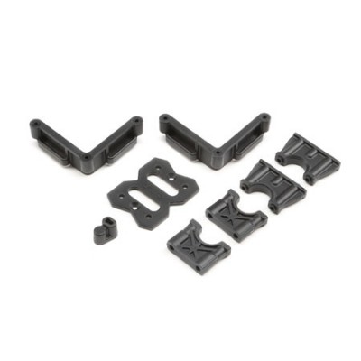 [TLR Racing] Center Diff Mount, Battery Mount: 8XE