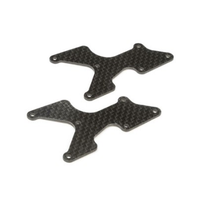[TLR Racing] Rear Arm Inserts, Carbon: 8X  �ɼ�
