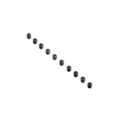 [TLR Racing] Flat Point Set Screws, M4x4mm (10)