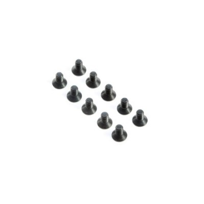 [TLR Racing] Flat Head Screws, M4x8mm (10)
