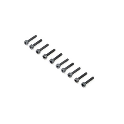 [TLR Racing] Cap Head Screws, M2x10mm (10)