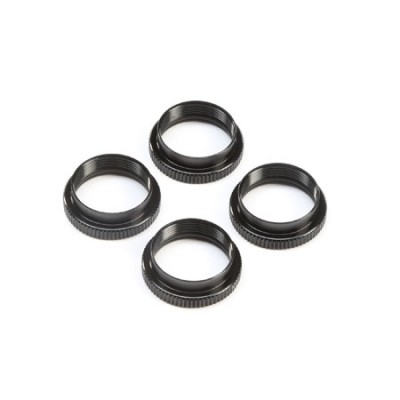 [TLR Racing] 16mm Shock Nuts, O-rings (4): 8X
