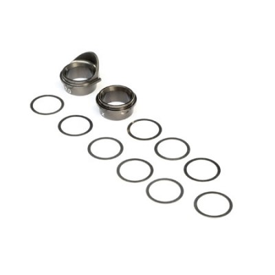 [TLR Racing] Rear Gearbox Bearing Inserts, Aluminum: 8X