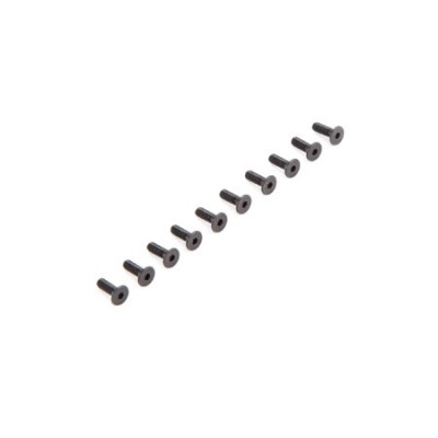 [TEAM LOSI] Flat Head Screws M2.5 x 8mm (10)
