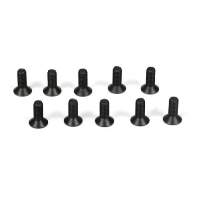 [TLR Racing] Flathead Screws, M3 x 8mm (10)