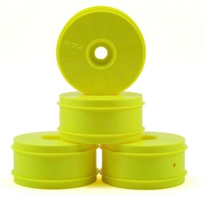 [TLR Racing] 1/8 Buggy Dish Wheel, Yellow (4): 8B 3.0,4.0  ��