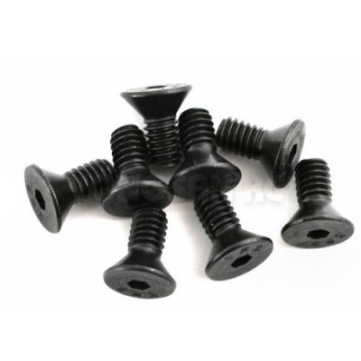[TEAM LOSI] Team Losi  8-32 x 3/8�� FH Screws (10)