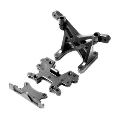 [TEAM LOSI] Front/Rear Shock Tower w/Pin Mounts: LST,LST3XL-E