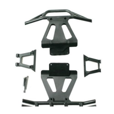 [TEAM LOSI] Front/Rear Bumpers, Braces: LST/2, XXL/2, 3XXXL-E