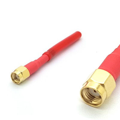 [RTS] Snow Man Red 5.8G VTx RP-SMA Antenna - ������ ���׳� (RP-SMA Hole)