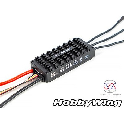 [HOBBYWING] �Ϻ��� ������ ���ӱ� ESC (80A / ������ / XRotor8 8120 ���Ϳ� / ���� / G1��G2)
