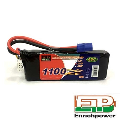 [EP POWER] 11.1V 1100mAh 40C ��Ƭ������ ���͸� - EC3��
