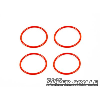 [SHR] X4-10P Super Grille - Metal Folding Hub Silicon Ring