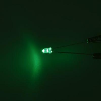 3���� ������ ���ֵ� LED - GREEN (���) 1�� (4.8v/6v �� ���� ������ ���� ����)