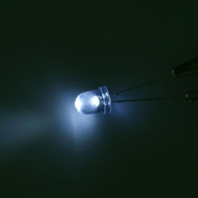 8���� ������ ���ֵ� LED - WHITE (���) 1�� (4.8v/6v �� ���� ������ ���� ����)