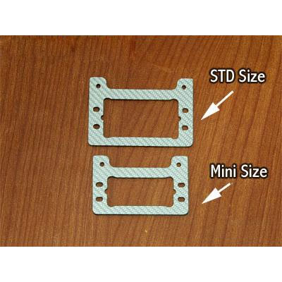 [CS] T-Rex500 Carbon Rudder Servo Mount(Silver) for Mini Servo