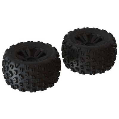 [ARRMA] dBoots Copperhead2 MT Tire Set Black - Pair
