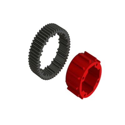 [ARRMA] Aluminum Center Diff Case Set (1 Diff)